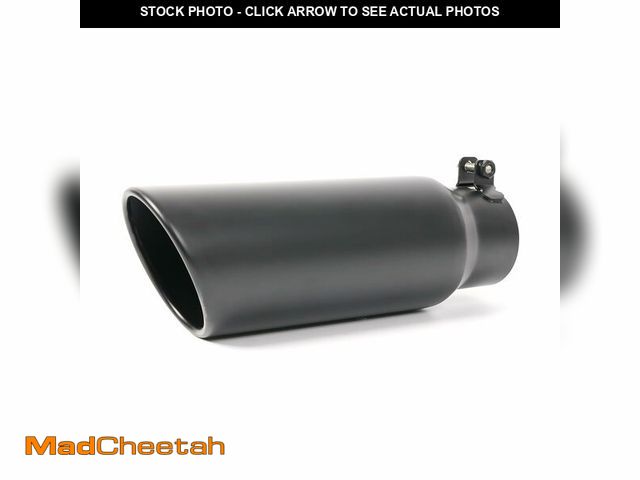 Lot 74-12702473 - KHK 3" to 4" Exhaust Tip - 12" Long Diesel Exhaust Tips,3" Inlet 4" Outlet Stainless Steel Bolt-On A...