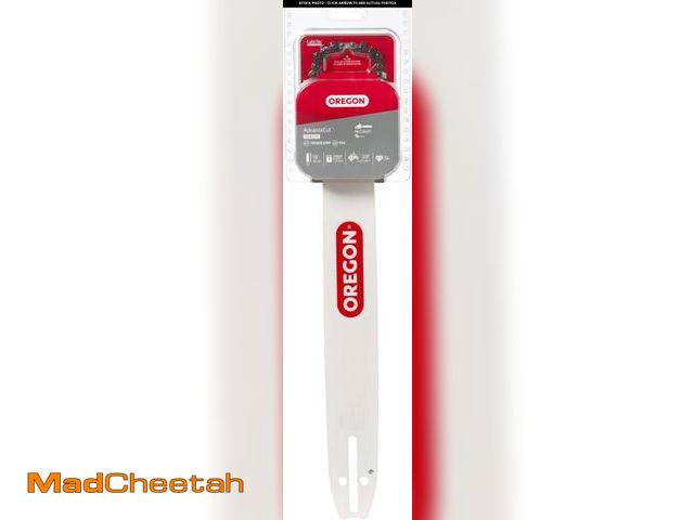 Lot 74-12525203 - Oregon Chainsaw Guide Bar &amp; Chain Combo Replacement, Bar Length 16" (40cm), Low Kickback Saw Cha...
