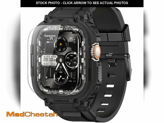 Lot 74-14264383 - amBand Bands Case Screen Protector Compatible with Apple Watch Ultra 3/2/1 49mm for Men, M1 Sport Se...