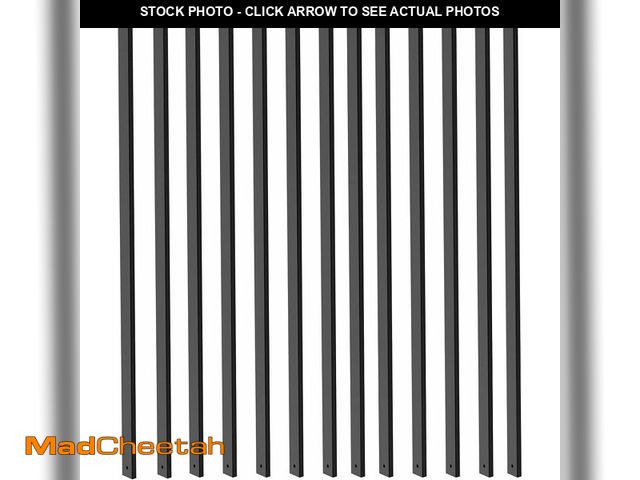 Lot 74-13698101 - HZIU 60 Pack Deck Balusters with End Caps&amp;Screws 32.25 inch Rectangle Staircase Baluster Upgrade...