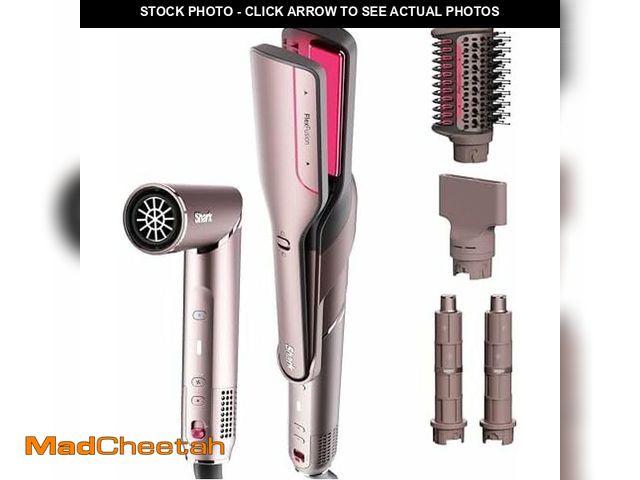 Lot 74-13629975 - Shark FlexFusion Hair Straightener &amp; Powerful Hair Dryer with Fusion Hair Brush, Ceramic Air Sty...