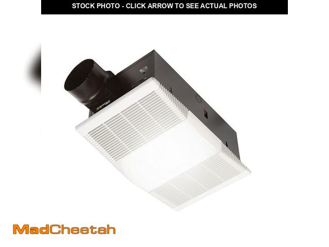 Lot 74-14606024 - (MISSING COVER) Broan-NuTone 80 CFM Ceiling Bathroom Exhaust Fan with Light and 1300-Watt Heater 765...