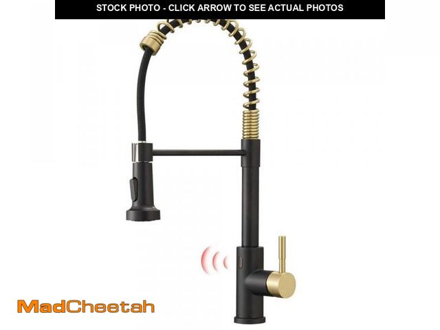 Lot 74-12364909 - AIMADI Single Handle Touchless Pull Down Sprayer Kitchen Faucet with Advanced Spray Kitchen Tap in M...