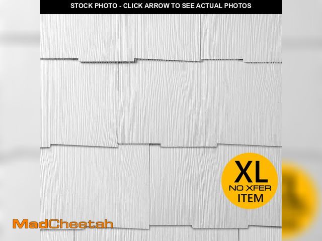 Lot 74-12554725 - ( Pallet of 15 Siding Packs)  WeatherSide Purity Thatched 12 in. x 24 in. Fiber-Cement Siding Shingl...
