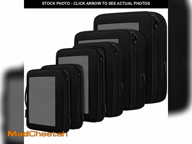 Lot 74-12969629 - BAGAIL 4 Set/6 Set/8 Set Compression Packing Cubes Travel Accessories Expandable Packing Organizers ...