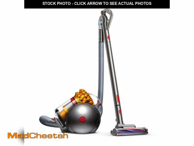 Lot 74-12549913 - Dyson Big Ball Turbinehead Canister Vacuum | Yellow/Iron | New - UNUSED