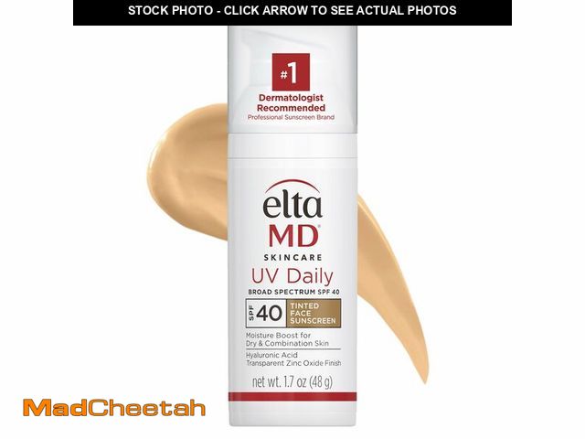 Lot 74-12602415 - EltaMD UV Daily Tinted SPF 40 Face Sunscreen Moisturizer with Zinc Oxide, Tinted Daily Face Moisturi...