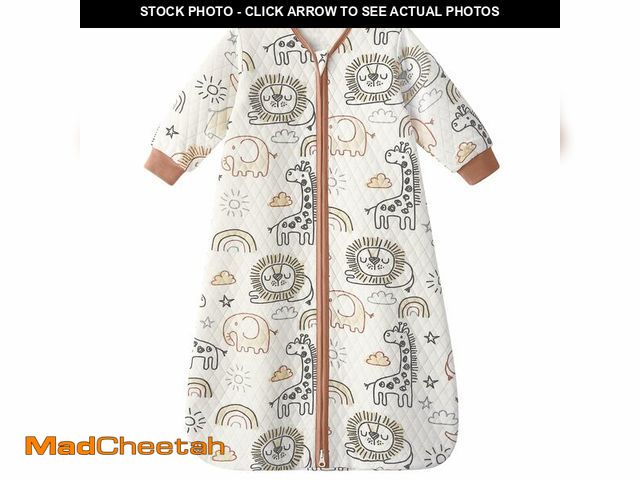 Lot 74-12719227 - Yoofoss Baby Sleep Sack 0-6 Months 1.0 Tog Long Sleeve Sleep Sack Organic Cotton Wearable Blanket fo...