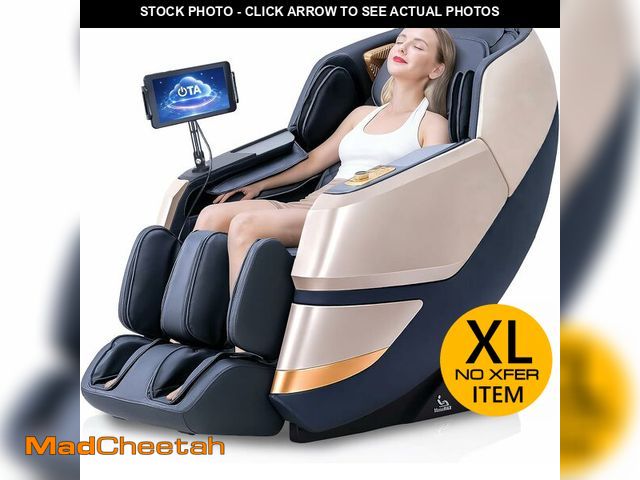 Lot 74-14251731 - MassaMAX 2026 4D Massage Chair, Full Body Recliner with OTA Cloud Tech, Deep Yoga Stretch, 27 Auto M...