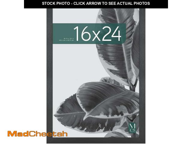 Lot 74-13779404 - 16x24 Poster Frame Black Woodgrain (1-Pack) - UNUSED