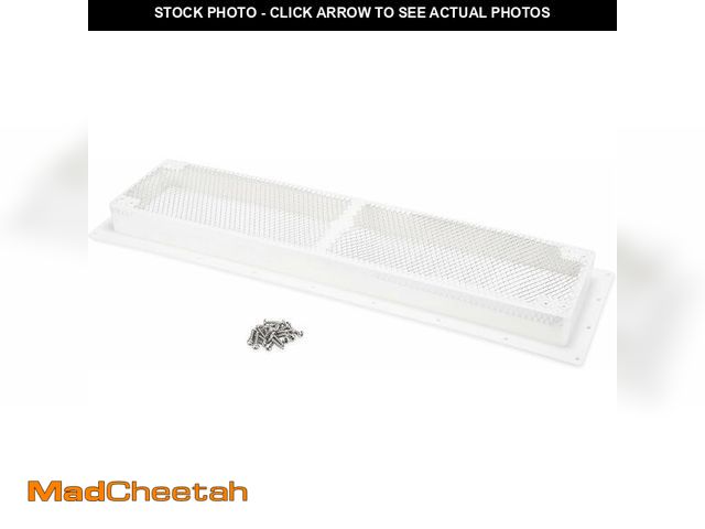 Lot 74-12543901 - Camco 42161 Bladeless RV Refrigerator Vent Fan, White, 12-Inch - UNUSED