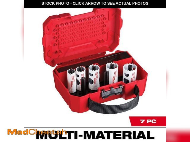 Lot 74-13129628 - Milwaukee Hole Dozer Bi-Metal Hole Saw Set (7-Piece) - USED