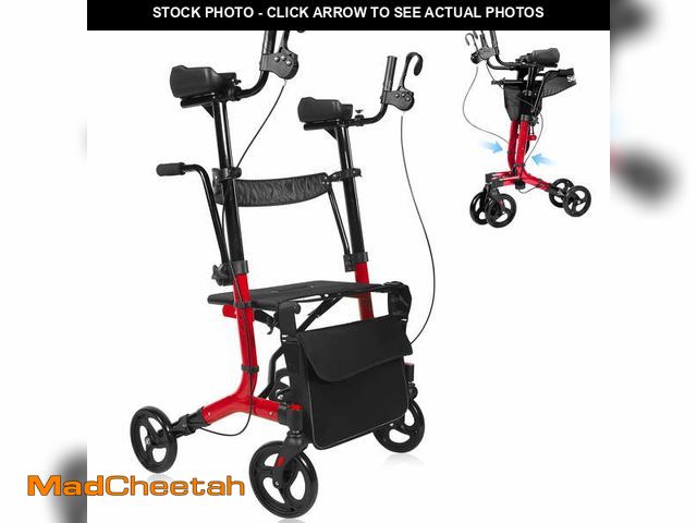 Lot 74-14604434 - Arshin Senior Mobility Aid,Heavy-Duty Rollator Walker with Seat,450 lbs Capacity,19 lbs Ultra Lightw...