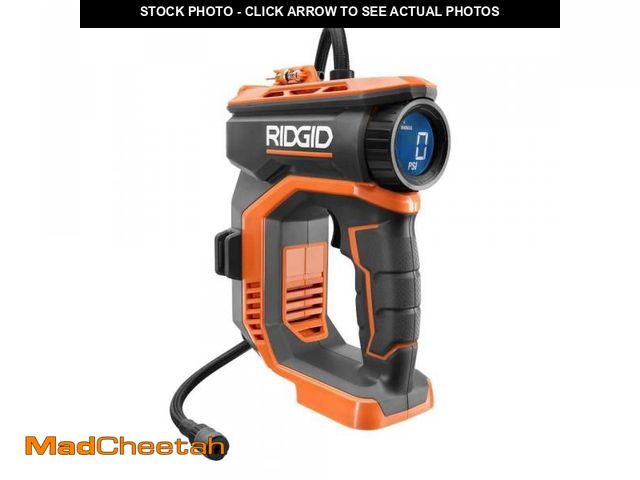 Lot 74-12517370 - RIDGID 18V Cordless Portable Inflator (Tool Only) R87044 - UNUSED