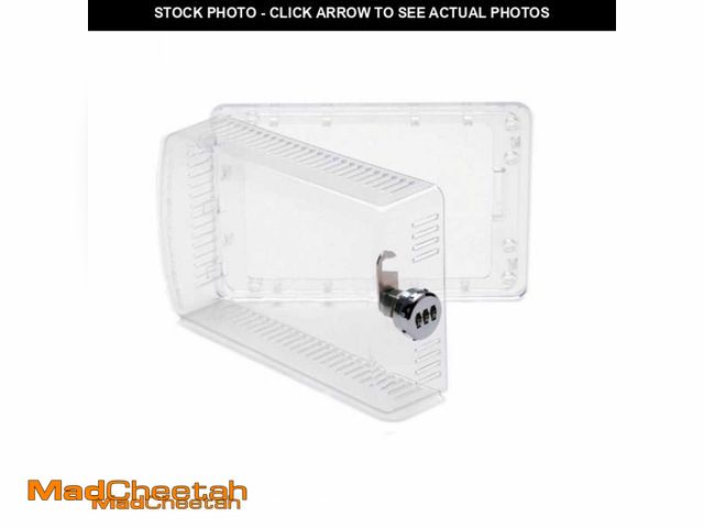 Lot 74-11583274 - StatGuardPlus Universal Thermostat Guard Clear with Changeable Code Combination Lock - UNUSED