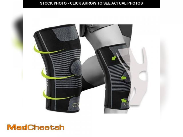 Lot 74-12307175 - GO SLEEVES Kinesiology Knee Compression Sleeves - Professional Knee Braces for Men and Women for Joi...