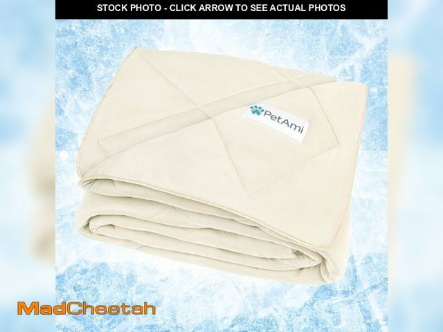 Lot 74-14271150 - PetAmi Premium Cooling Dog Blanket | Lightweight Fluffy Pet Throw Blanket Bed Cover for Dogs, Cat, P...