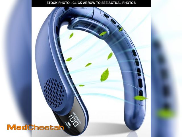 Lot 74-12114813 - FrSara Portable Neck Fan Rechargeable, Neck Fans that Blow Cold Air, Personal Neck Cooler with 4000m...