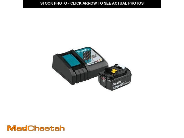 Lot 74-12535315 - Makita 18V LXT Lithium-Ion High Capacity Battery Pack 4.0Ah with Fuel Gauge and Charger Starter Kit ...