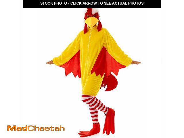 Lot 74-12702952 - Liitrsh 5 Pcs Halloween Adult Rooster Costume Chicken Dress up Rooster Hat Chicken Claw Shoes Socks ...