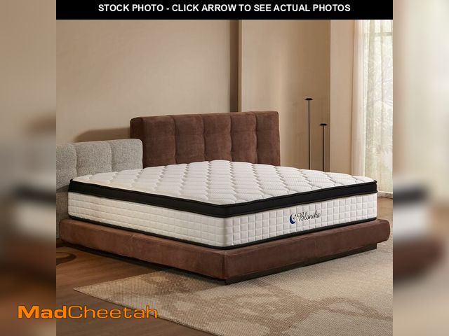Lot 74-13673493 - BLONIKA Queen Mattress 12 Inch, Medium Firm Hybrid Mattress in a Box, Memory Foam &amp; Individually...