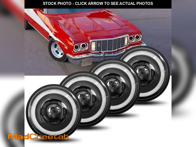 Lot 74-12314828 - VI9000 4PC 5 3/4'' LED Headlight 5.75 Round Anti-Glare with DRL Turn Signal Projector LED Headlights...