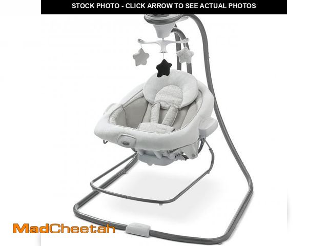 Lot 74-12272239 - Graco DuetConnect LX Seat &amp; Bouncer, Multi-Direction Seat, Multiple Swinging Speeds, Easily Port...