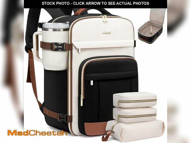 Lot 74-13844652 - LOVEVOOK 40L Travel Backpack for Women &amp; Men - 17.3 Inch Carry On Backpack &amp; Personal Item B...