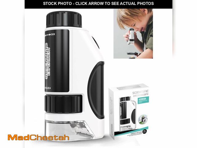 Lot 74-14271370 - Portable Pocket Microscopefor Kids | Handheld Kids Microscope | Microscope for Kids-50X-300XMagnific...