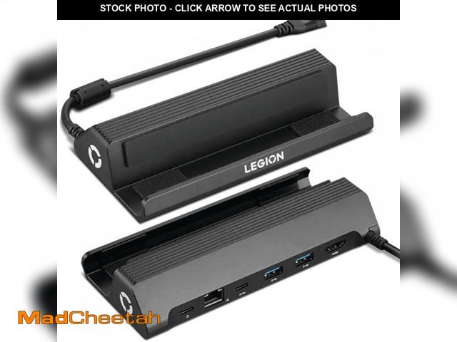 Lot 74-12309243 - Legion Go USB-C Hub Dock for Legion Go Ã¢â¬â 6-in-1 Dock, Port Expansion, Charging, Video, Ethern...