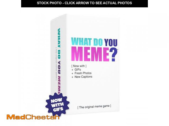 Lot 74-12123078 - WHAT DO YOU MEME? Core Game (New Edition) Now Including GIF's by Relatable, The Essential Adult Part...