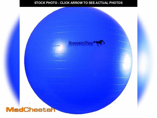 Lot 74-14268289 - Horsemen's Pride 30-Inch Mega Ball for Horses, Blue - UNUSED