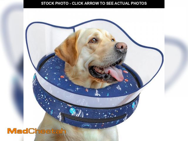 Lot 74-11557831 - Toptakeit Elevated Inflatable Dog Cone Collar to Stop Licking, Doggie Donut Collar After Surgery, So...