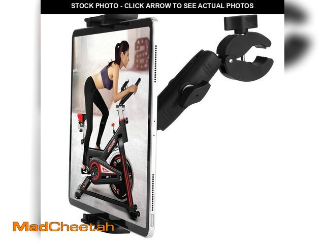 Lot 74-14273331 - Treadmill Tablet Ipad Holder Bike Handlebar Mount Clamp for Stationary Bicycle Elliptical Spin Bike ...