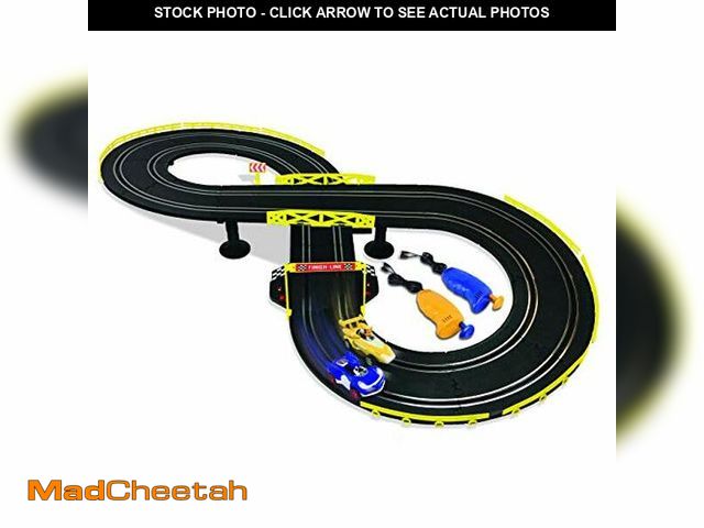 Lot 74-12665217 - NKOK Sonic &amp; Tails RC Slot Car Set Race Set Vehicle, Black, Cars Rase on Figure-8 Track, Feature...