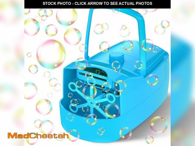 Lot 74-12699099 - Bubble Machine, 18000+ Bubbles Per Minute Bubble Maker Blower for Kids Toddlers with 2 Speeds,6 Wand...