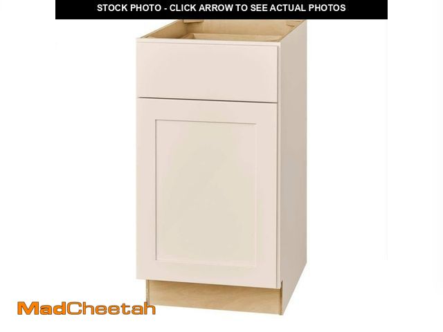 Lot 74-12892493 - Hampton Bay Avondale 18 in. W x 24 in. D x 34.5 in. H Ready to Assemble Plywood Shaker Base Kitchen ...