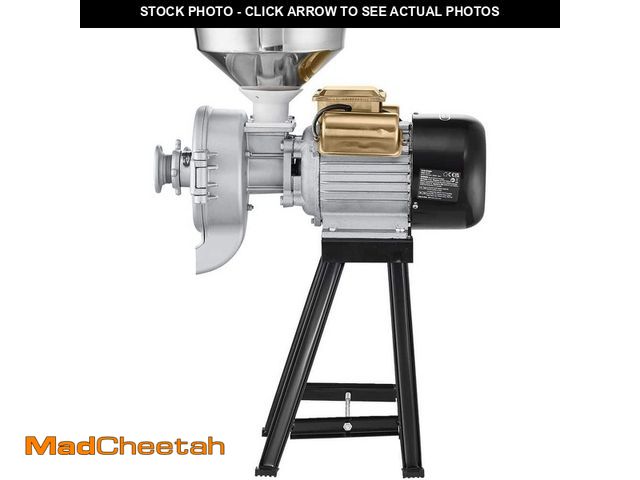 Lot 74-12772424 - SVOPES 3000-Watt Electric Grain Mill Grinder, Commercial Spice and Corn Grinder, Stainless Steel Pul...