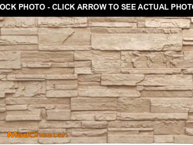 Lot 74-12096136 - EverStone Cascade Faux Stone Panel, 48 5/8"W x 24 3/4"H x 1 1/4"D, Ocean Floor Color - UNUSED