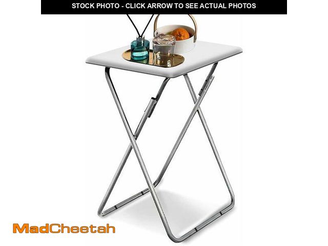 Lot 74-13054373 - Garden 4 you Portable Folding TV Tray Table TV Dinner Tray with Sturdy MDF,No Assembly Required, 25I...