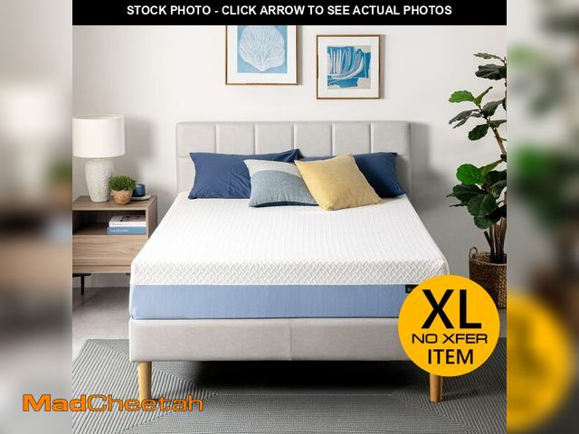 Lot 74-12693433 - ZINUS 10 Inch Queen Cooling Essential Memory Foam Mattress [NewVersion], Fiberglass Free, Medium Fee...