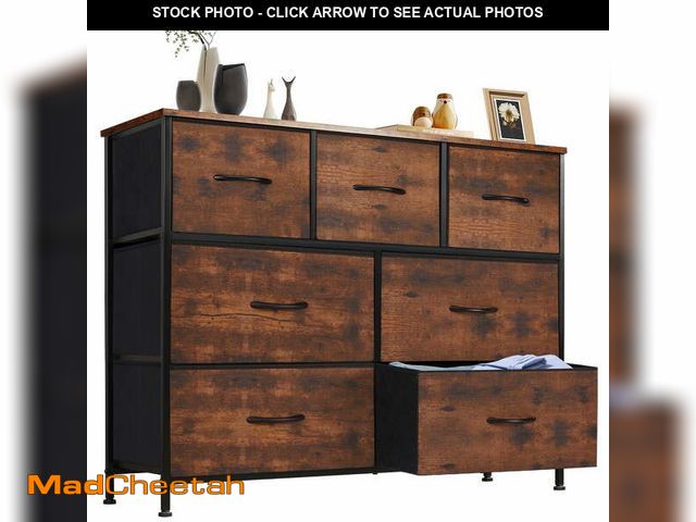 Lot 74-12802461 - CONCETTA 7-Drawer Fabric Dresser Storage Chest for Bedroom, Closet, Storage Furniture for Adults, Ru...