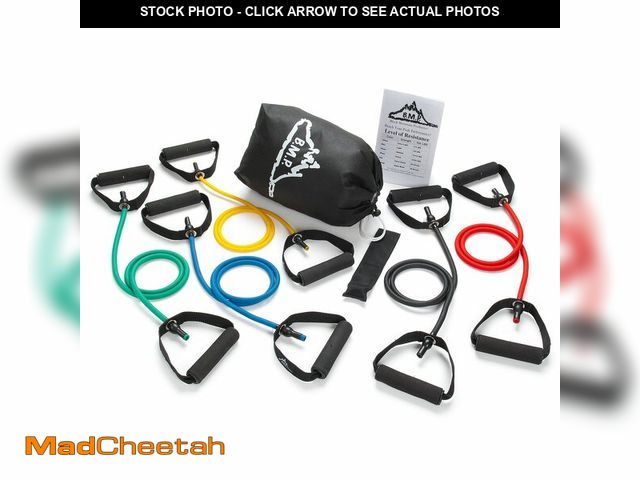 Lot 74-14378618 - Black Mountain Products Resistance Band Set (Five Bands Included) - USED