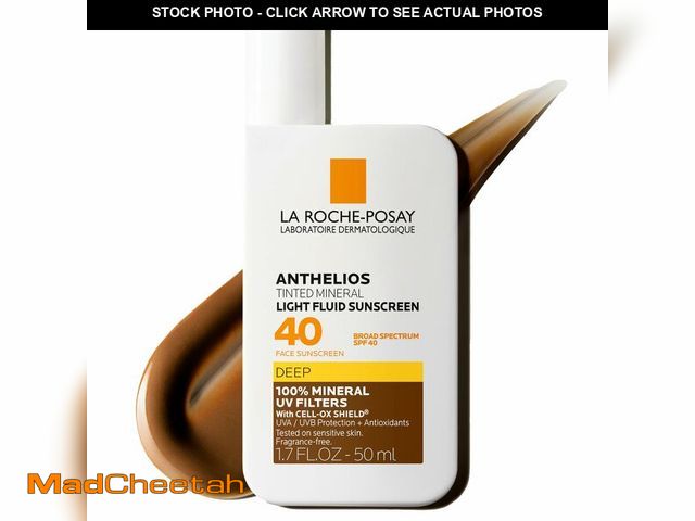 Lot 74-14269269 - La Roche-Posay Anthelios Tinted Sunscreen SPF 40, Broad Spectrum SPF + Antioxidants, Titanium Dioxid...