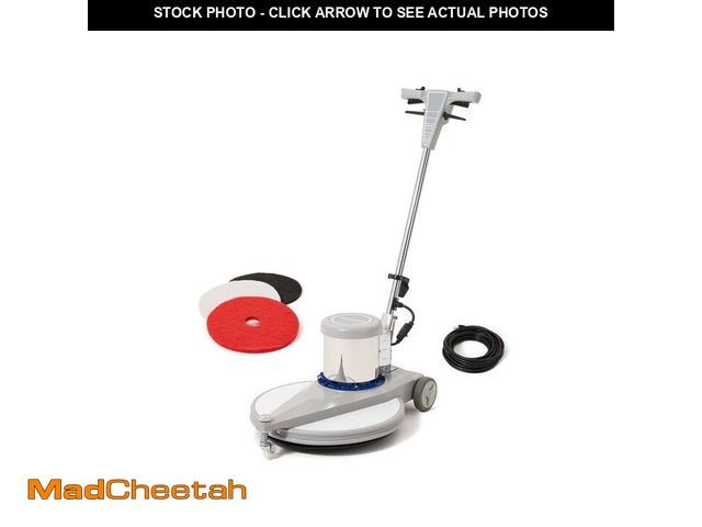 Lot 74-14614701 - (HANDLE ONLY) DAPPER SUPPLY Commercial Corded Hard Floor Buffer Polisher Cleaner Machine in Grey wit...