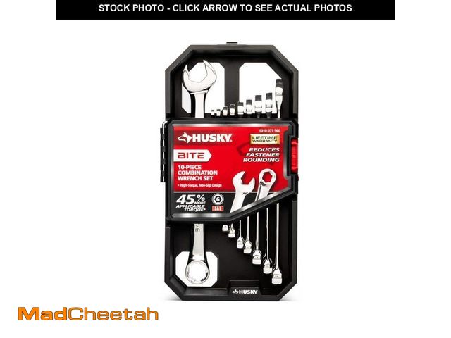 Lot 74-13002174 - Husky BITE SAE and Metric Combination Wrench Set - UNUSED