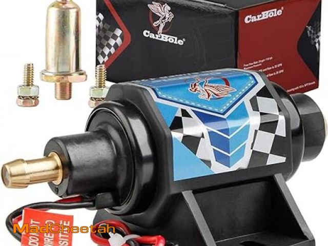 Lot 74-12125474 - CarBole 12 Volt Electric Fuel Pump 5-9 PSI, 35 GPH for Gasoline Engines - USED