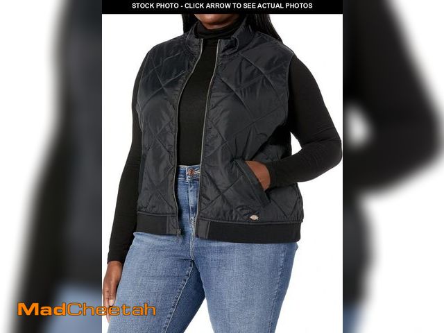 Lot 74-12414911 - Dickies womens WomenÃÆÃ¢â¬Å¡'s Plus Quilted vest, Black, 2X US - UNUSED
