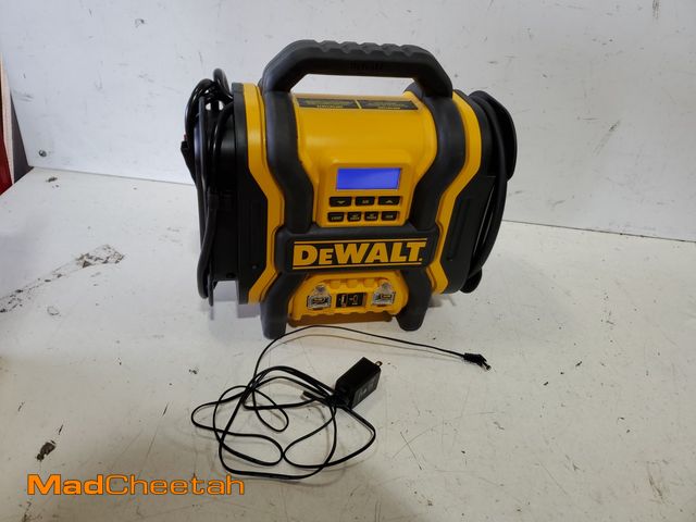 Lot 74-12239561 - DEWALT Portable Power 2000 Peak Amp Jump Starter w/Digital Compressor - UNUSED