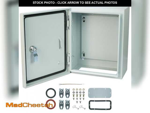 Lot 74-12053187 - Waterproof Electrical Enclosure 12 x 10 x 6'', Electrical Junction Box with Reinforced Lock, Outdoor...
